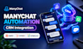 create whatsapp chatbot using manychat business API