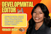 book editing, developmental editing, manuscipt critique with beta reading