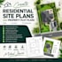 draw residential site plans, property plot plans and site