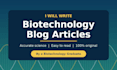 write accurate and easy to read biotechnology blog articles