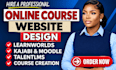 setup online course on kajabi, learnworlds, learndash, thinkific, podia, h5p