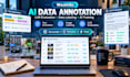 do ai data annotation, llm evaluation, data labeling and ai training, prompt eng