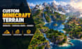 create custom minecraft terrain and worldpainter survival maps
