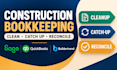 clean up catch up sage quickbooks construction bookkeeping with buildertrend