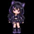create cute 3d chibi 3d vtuber avatar character model, and 3d print model