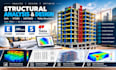 do structural analysis, structural design by sap2000 safe, etabs tekla structure
