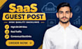 provide saas guest post and relevant saas backlinks