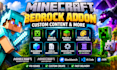 fix create custom minecraft bedrock addons mob items blockbench datapack texture