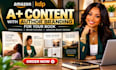 create amazon KDP a plus content with author branding for your book