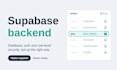 build your supabase backend with auth, database and rls security