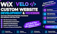 develop custom wix velo code API and database solutions