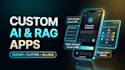 build full stack custom chatbot and ai rag application