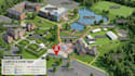 create event campus wayfinding map wedding direction map tourist guide map