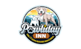 design beautiful vibrant dog holidays logo