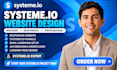 build systeme io sales funnel systeme io landing page systeme io website expert