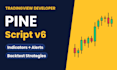 code tradingview pine script indicator, strategy and alerts