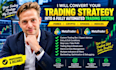 convert trading strategy to a well automated trading system
