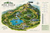 design custom hiking trail map, adventure map, park map, tourist map