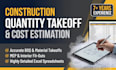 do construction quantity take off and cost estimation technical data entry