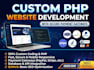 build a custom PHP website with payment gateway