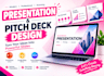 design modern business and sales presentation