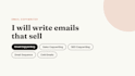 write emails and email sequences that sell