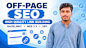 do technical SEO, off page link building and complete website audit