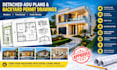 design detached adu plans and backyard permit drawings
