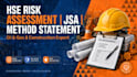 create hse risk assessment, jsa and safety documents