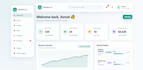 build a modern responsive saas dashboard with HTML CSS javascript
