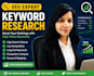 do kgr keyword research with competitor analysis
