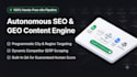 provide SEO content automation pipeline using n8n