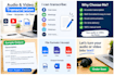 accurately transcribe audio and video to text
