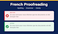 proofread and correct your french text, spelling and grammar