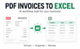 build an ai agent to turn PDF invoices into excel