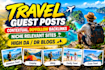 provide travel guest post backlinks through premium guest posting service
