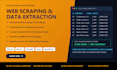 build python web scraper, data scraping, and automation bot