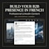 write professional b2b linkedin posts in french