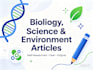 write biology science articles