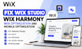 fix wix studio wix harmony, wix optimization and mobile optimization