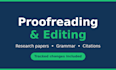 proofread and edit your research paper