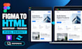 Figma in html-website mit bootstrap tailwind css pixelgenau umwandeln