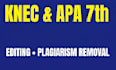 edit knec final project apa 7th plagiarism removal