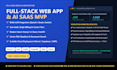 build custom ai saas web application, mvp, and ai tool