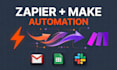 setup zapier make automation workflows for your business