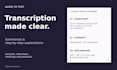 transcribe summarize and turn your audio into clear notes