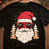 create custom trendy typography christmas t shirt design