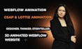 create webflow animations with gsap and lottie interactions three js webgl
