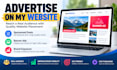 provide ads on sbookmarking website