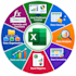 clean, format, merge, split excel data,